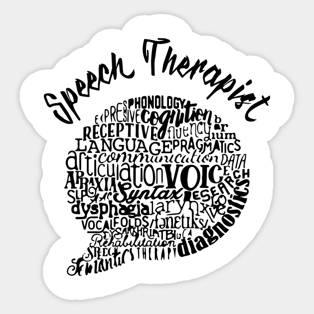Speech Therapist Appreciation Speech Therapist Appreciation Sticker